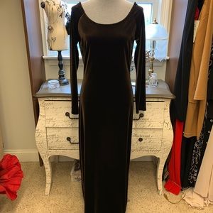 Express Velvet Ling Sleeve Maxi